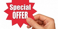 Special offers and discounts!